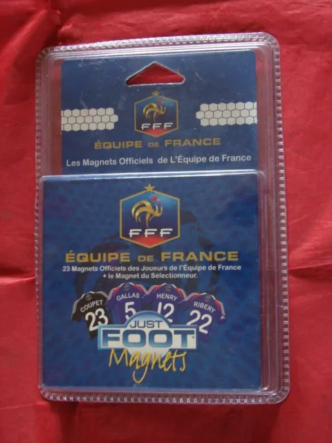 Just Foot Equipe De France 23 Magnets Officiel Boite Neuf Sous Blister Fff