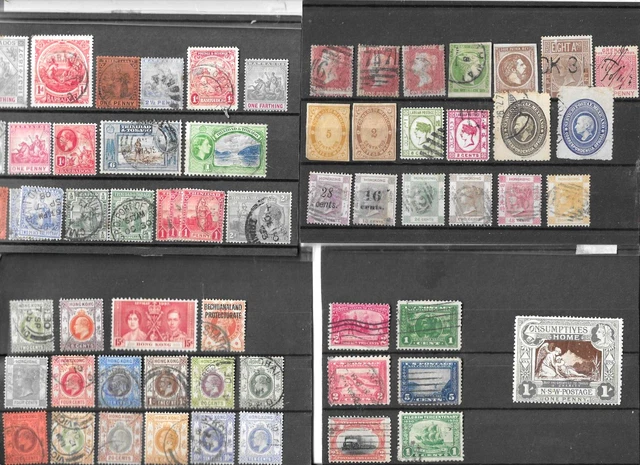 Collection 1.000 Timbres D'Outre-Mer - Divers Motifs, Qualité Prophila - Pour Philatélistes