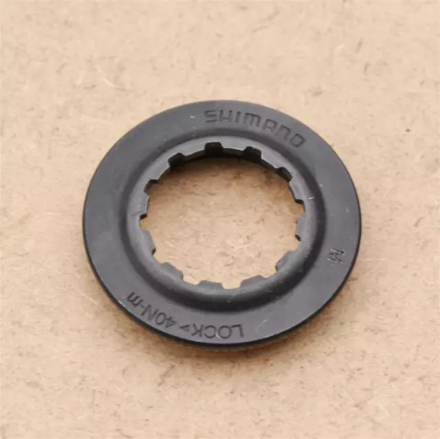 SHIMANO Lockring für Centerlock Bremsscheibe Stahl schwarz Verschluss - NEU