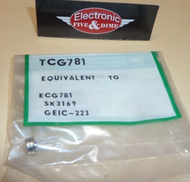 TCG781   High-Gain Wide-Bandwith IF Amplifier - 8-Pin Can  IC