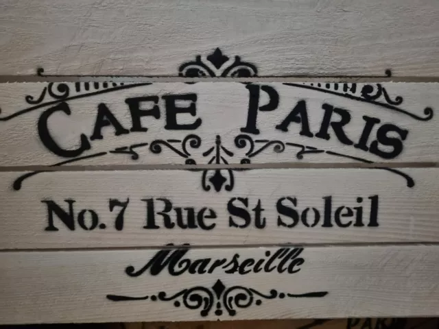 Casse Scatole Di Mele Rustiche In Legno Cafe Paris Rustiche Vintage - Per Uomo Grotta / Capannone -