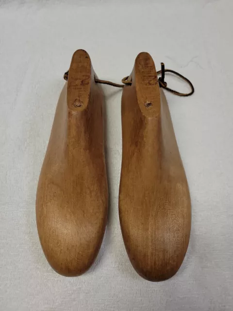 Antique / Vintage Wooden Cobbler Shoe Forms-  9 Inch Set Of 2