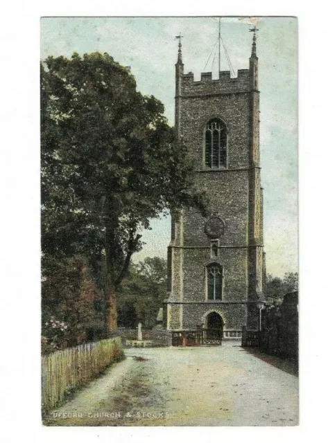 Ufford Church & Stocks.