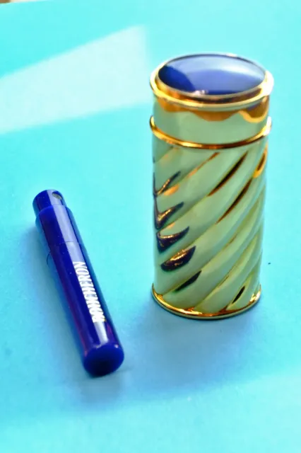 Bijoux BOUCHERON – vaporisateur  en métal doré et saphir synthétique