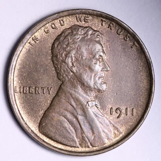 1911 Lincoln Wheat Cent Penny CHOICE BU UNCIRCULATED MS Red/Brown E513 ARHM