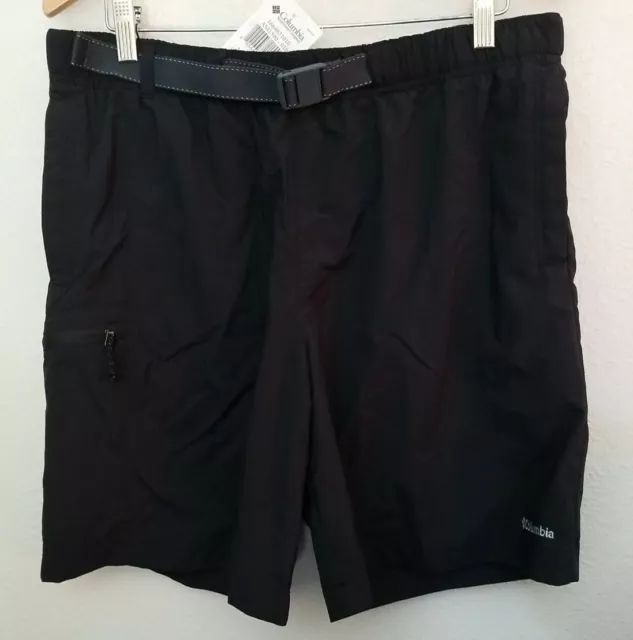 NWT MEN'S COLUMBIA Eagle River Shorts Nylon Mesh Lined Swim Kayaking Black  M $29.99 - PicClick