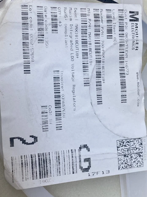 Lot X 40 Max1818eut18 + Ldo Voltage Régulateurs Max1818eut18+