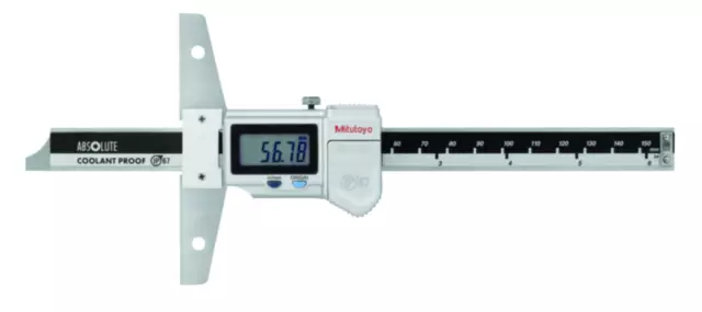 Mitutoyo 571-261-20 ABSOLUTE Digimatic Depth Gage IP67 0-6"/0-150mm, ,0005"