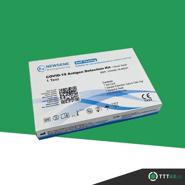 100 x Newgene, Laien, Schnelltest,Selbsttest, Nasal CE1434