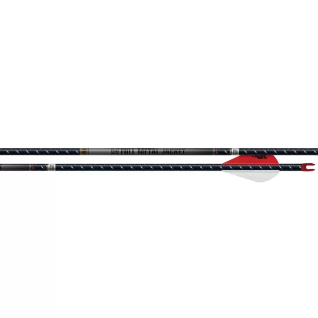 Easton Arrow FMJ 4MM 400 Carbon Core 6 Pack 2″ Blazer Vanes 430156 #30156