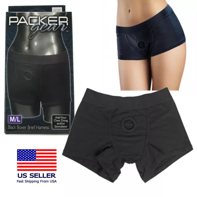 Trans FTM Boxer Packing Briefs O-Ring Straps-On-Packer-Harness