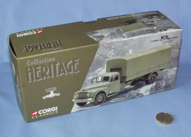 Corgi Héritage 1/43 réf 74001 : Citroën Type 55 Camion Militaire Bâché