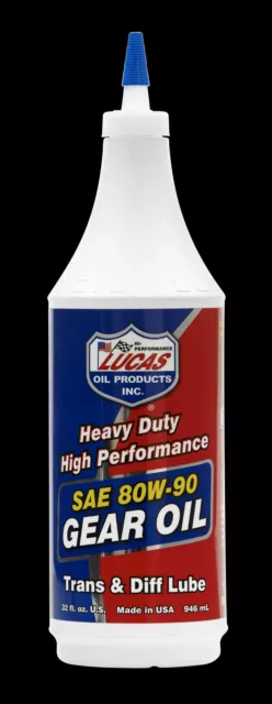 Lucas Oil 10043 80w-90 Gear Oil Qt