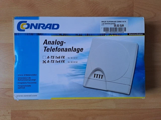 Telefonanlage analog für vier Teilnehmer Telefonanlage analog für vier Teilnehmer
