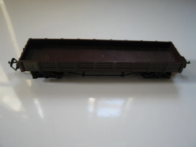 Wagon VB HO Plat à 2 Essieux - Chargé De Tonneaux - Époque 3 - En Boîte D'Origine