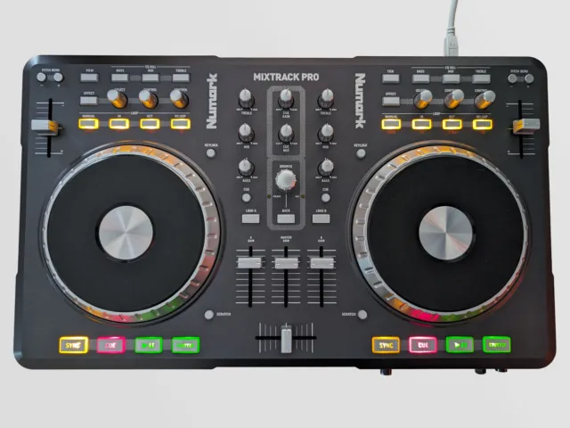 Numark Mixtrack Pro, 2-Deck DJ Controller Mixer Mixing