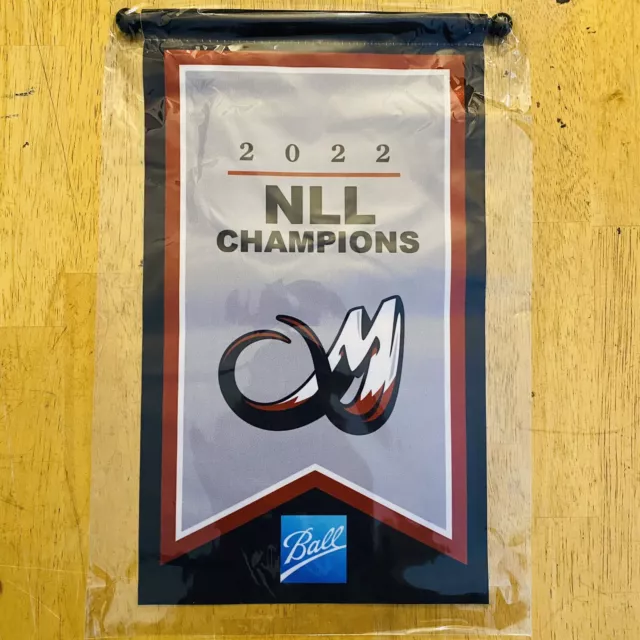 Colorado Mammoth 2022 Nll Champions Mini Banner Sga 1/7/22 Brand New Nice!! Colorado Mammoth 2022 Nll Champions Mini Banner Sga 1/7/22 Brand New Nice!!