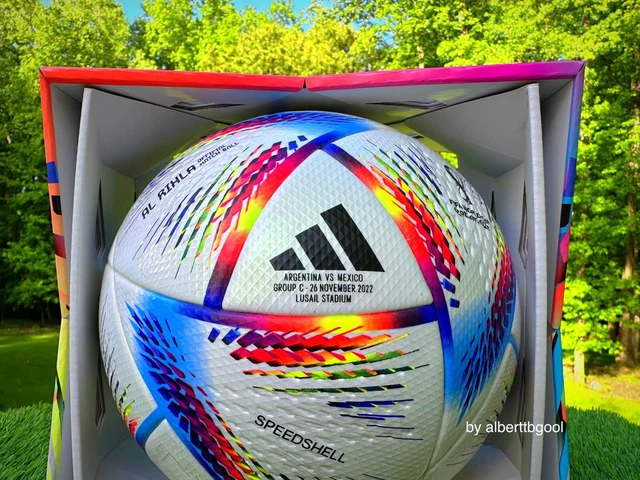 ADIDAS AL RIHLA Official Match Argentina Vs Mexico No Jabulani ...