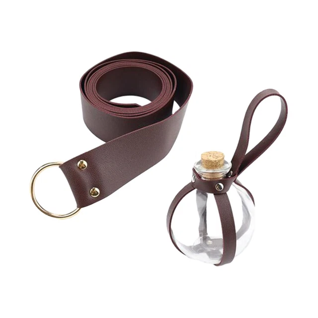 Accessoires De Costume De Chevalier Médiéval Pour Hommes Ceinture En Cuir