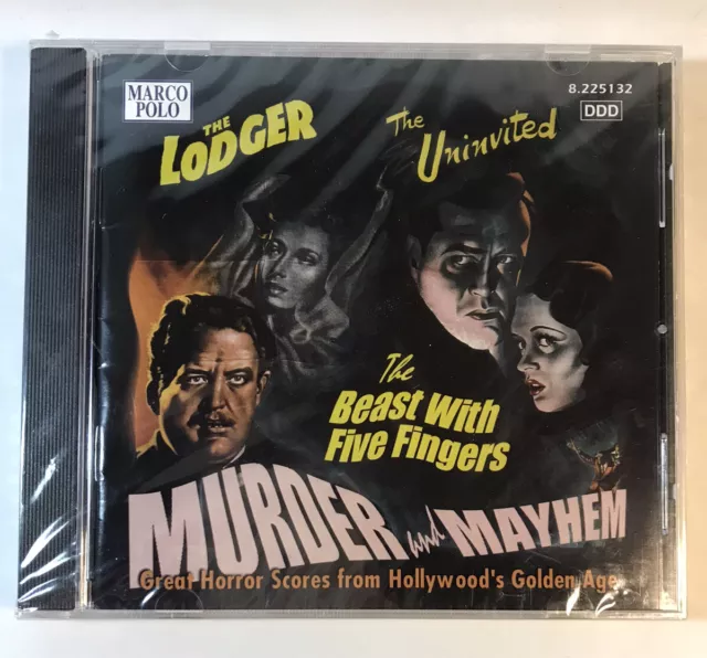 Murder & Mayhem Horror Scores Hollywood's Golden Age CD The Lodger, Uninvited