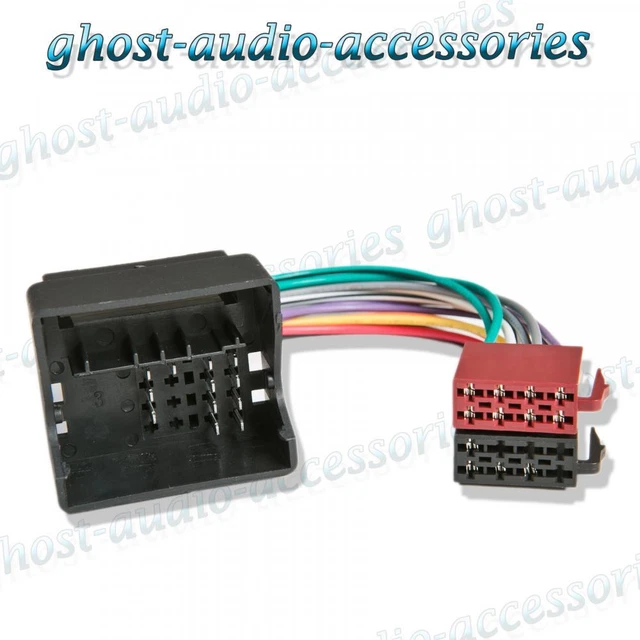Ford Radio Bezel With Tray & ISO Adapter – For Fiesta, Focus, Escort, Mondeo (1 DIN)