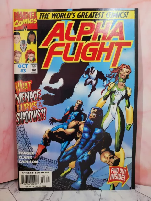 Alpha Flight V.2 #3- 1997, Steve Seagle, Scott Clark, Marvel, VF!