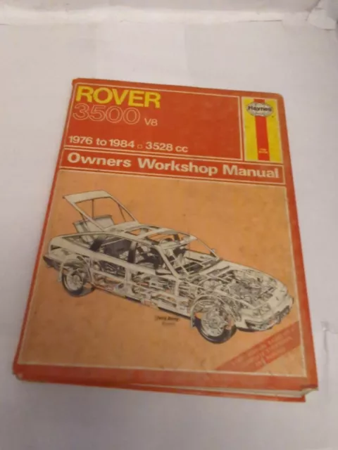 ROVER 3500 V8 1976 to 1984 all models 3528cc Owners Workshop Manual HAYNES