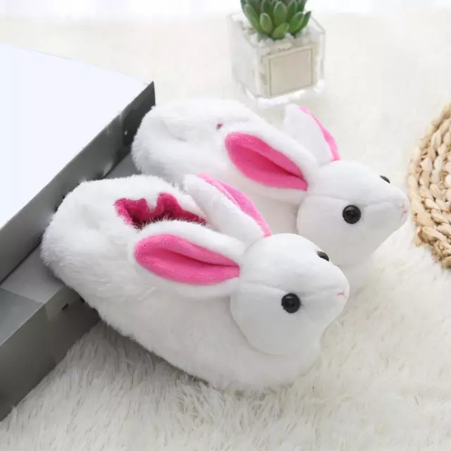 Pantofole di peluche di coniglio di cartone animato Pantofole antiscivolo