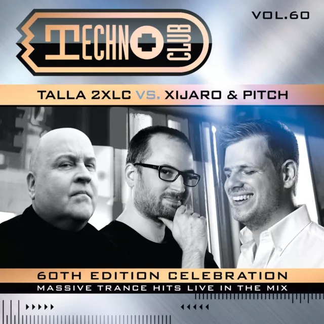 CD Techno Club Vol. 60 De Talla 2XLC Vs Xijaro & Pitch 2CDs