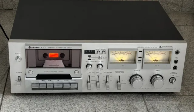 Kenwood KX-1060 Kassettendeck Tape Deck Stereo Cassette mit Original Manual