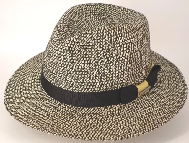 Strohhut Traveller Toyo von Stetson Farben schwarz/natur oder sand Gr. 57 und 61