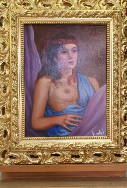 Dipinto...olio su tela ,quadro,Nudo di donna idea regalo prezzo scontato