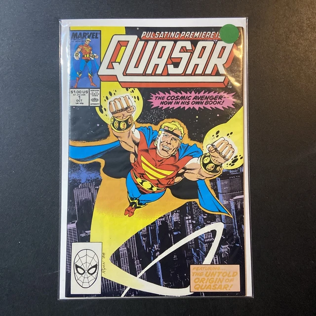 Quasar #1 Cosmic Avenger Marvel Comics 1989 Direct