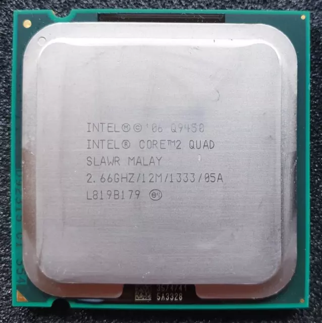 Intel Core2 Quad Q9450 SLAWR, 4x 2,66GHz, 2x6MB Cache, LGA775, #3328