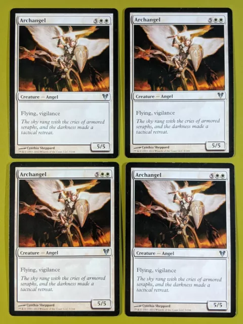 Archangel x4 Avacyn Restored 4x Playset Magic the Gathering MTG