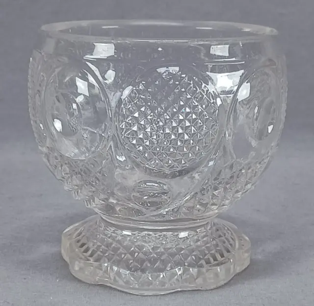 EAPG Boston & Sandwich Horn of Plenty Flint Glass Sugar Bowl Circa 1850