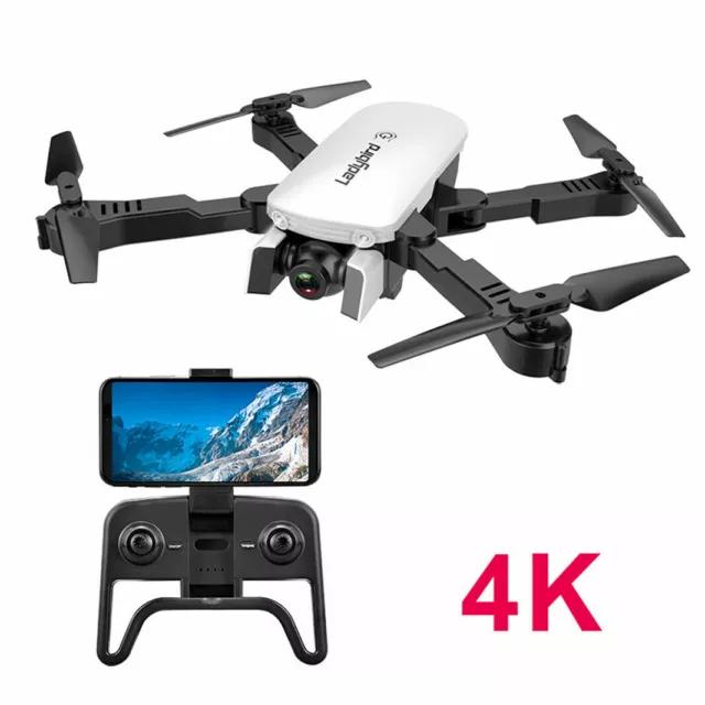 Drones avec 2 Caméras HD 1080P, Drone Quadricoptère FPV WiFi drone