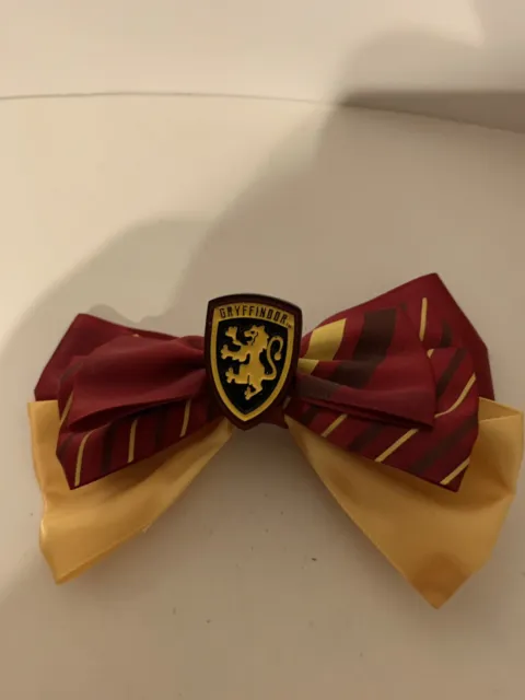 Harry Potter Gryffindor Hair Clip Bow Hogwarts Costume Cosplay