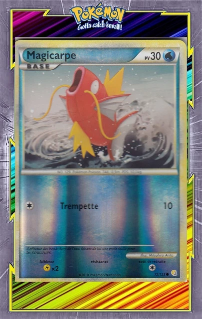 Magicarpe Reverse-HS01:HeartGold SoulSilver-72/123-Carte Pokemon Française