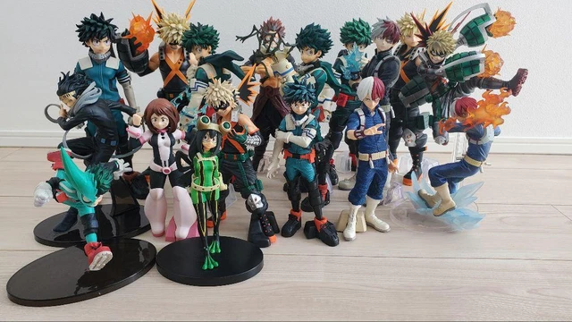 Set Di Figure My Hero Academia | Personaggi Todoroki, Deku, Bakugou, Uraraka, Dabi, Altezza 7,5-10,5 Cm, In PVC