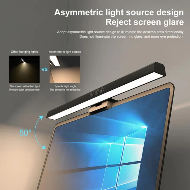 Led Computer Display Light LED SCREEN LIGHT Bar USB Computer Monitor Eye-Caring Reading Desk Lamp ...