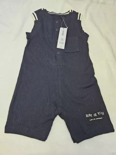 Kids Children All in One Romper Suit Sleeveless Black Age 1.5-2yrs BNWT George