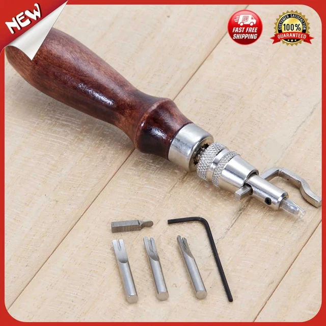 es 5 In1 DIY Edge Press Kit Professional Edge Stitching Groover Crease Leather T