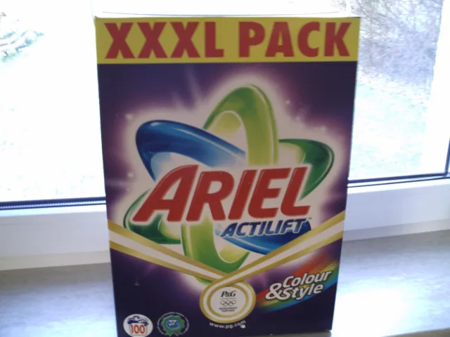 Ariel ACTILIFT- Color & Style Waschmittel Pulver Color ,ungeöffnet ,  !! 8 kg !!