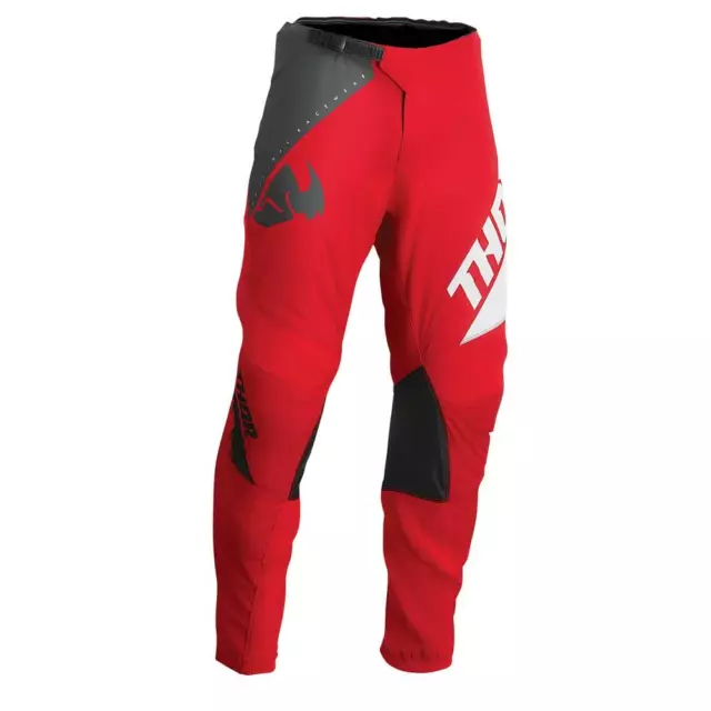 THOR Sector Edge Youth Kids Motocross Pants Red Enduro Crosspants Quad ATV MX