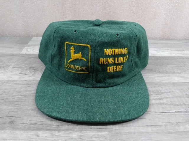 Vintage John Deere Nothing Runs Like A Deere Hat Nissin Nissun