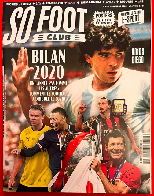 Magazine Collector SO FOOT Diego Maradona Et Emiliano Sala - Très Bon état, Décembre 2018