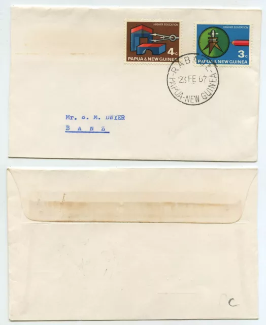 62118 - Papua New Guinea - Beleg - Rabaul 23.2.1967 nach Banz