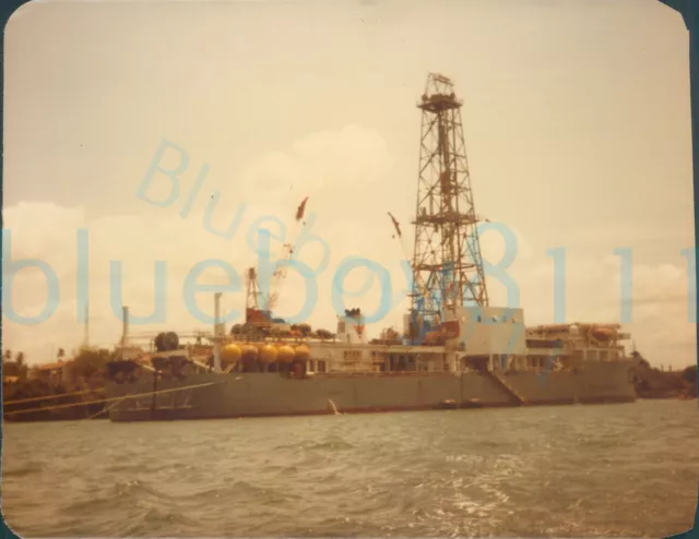 1985 Mombasa Kenya Ship photo Self Propelled drilling rig western offshore