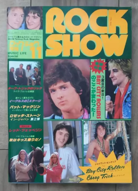 and　1976　ROCK　ROCK　PicClick　BCRKISS　magazine　£104.65　Music　SHOW　Shinko　UK　Music　others　Show　of